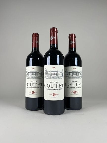**SAINT-ÉMILION. GC.
Château Coutet. 2021. 3 botel