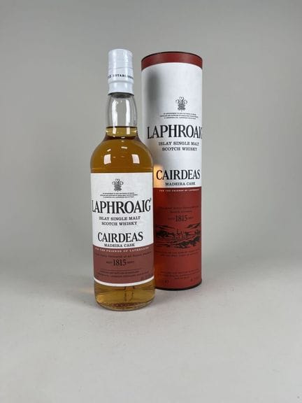 WHISKY.
Laphroaig.
Cairdeas Madeira Cask.
51,6 %. 