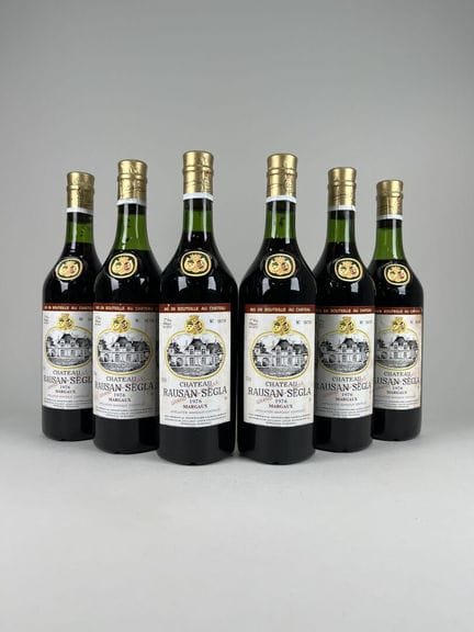 MARGAUX. 2.º GCC.
Château Rausan-Ségla.
1976. 6 bo