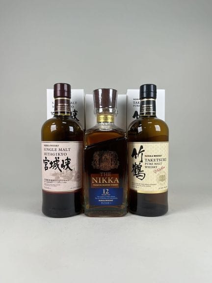 WHISKY.
Nikka.
Miyagikyo Single Malt.
45 %. 1 bote