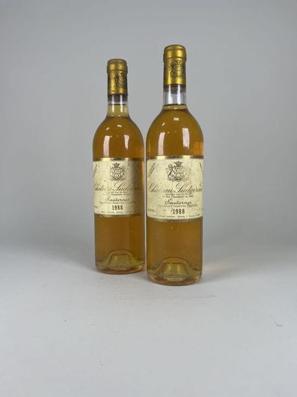 SAUTERNES. 1.º GCC.
Château Suduiraut.
1988. 2 bot