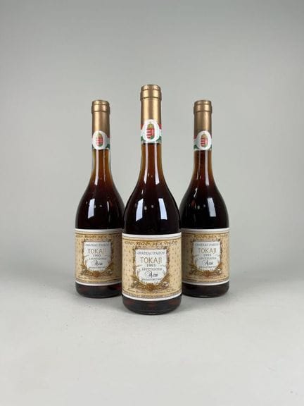 TOKAJI.
Château Pajzos.
5 puttonyos de Aszú.
1993.