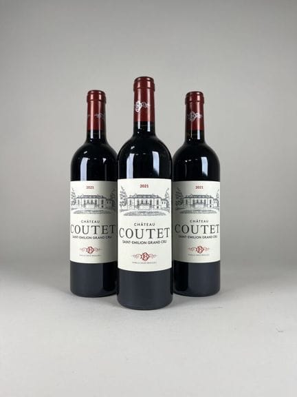 **SAINT-ÉMILION. GC.
Château Coutet. 2021. 3 botel