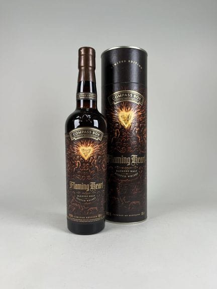 WHISKY.
Compass Box.
Flaming Heart.
48,9 %. 1 bote