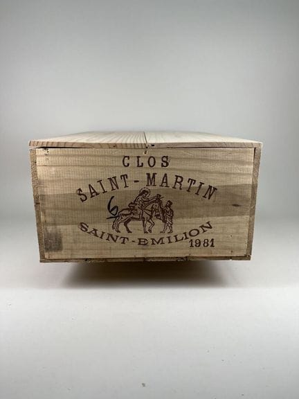 SAINT-ÉMILION. GCC.
Clos Saint-Martin.
1981. 12 bo