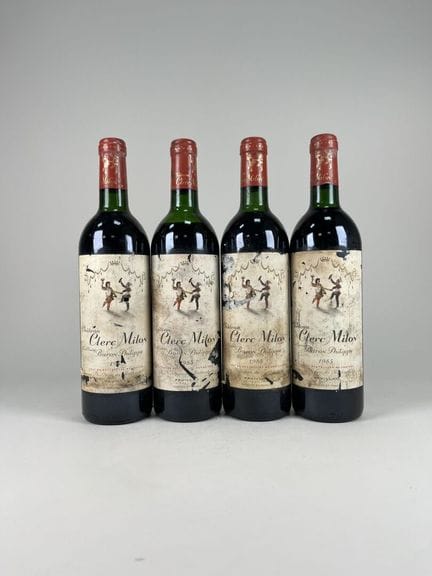 PAUILLAC. 5.ª GCC.
Château Clerc Milon.
1985. 4 bo