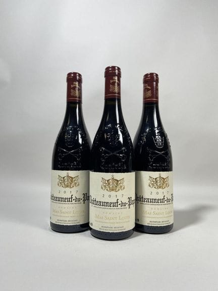 CHATEAUNEUF DU PAPE. 
Mas Saint Louis. 
2017. 3 bo