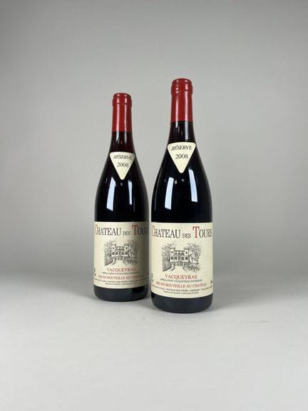 VACQUEYRAS.
Château des Tours.
Reserva. 2008. 2 bo