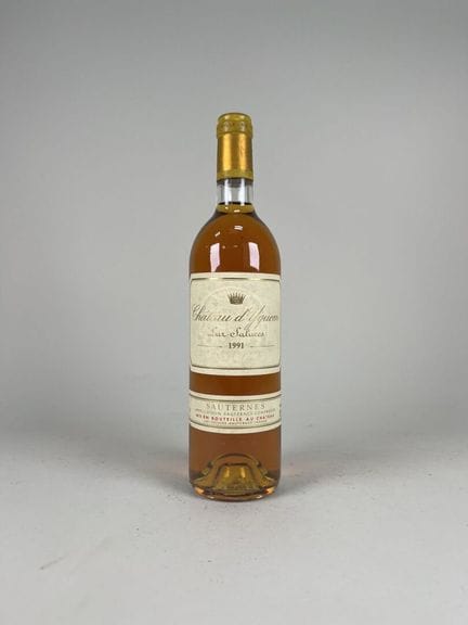 SAUTERNES. 1er CCS.
Château d'Yquem.
1991. 1 bt.