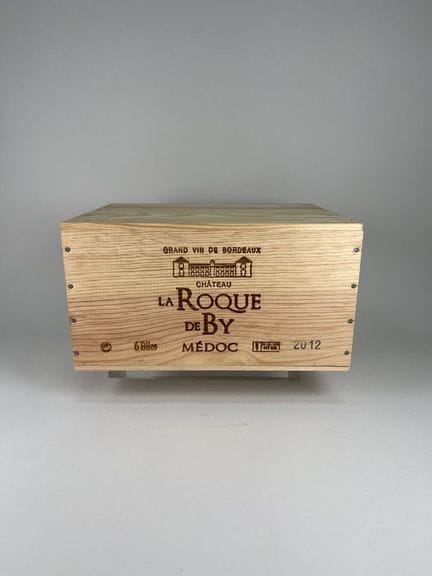 MÉDOC.
Château La Roque de By.
2012. 6 botellas. C