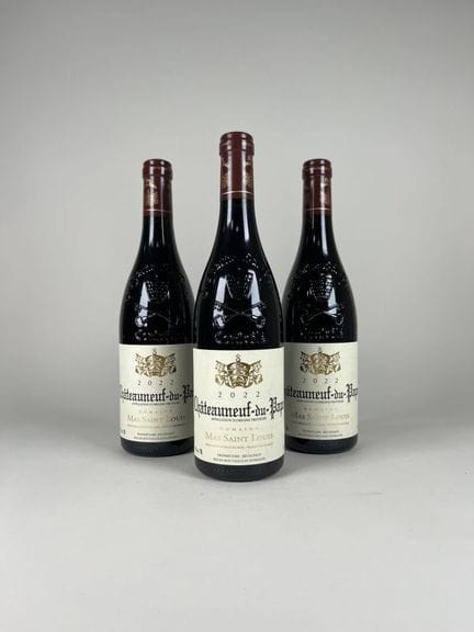 **CHÂTEAUNEUF-DU-PAPE.
Mas Saint-Louis. 2022. 3 bo