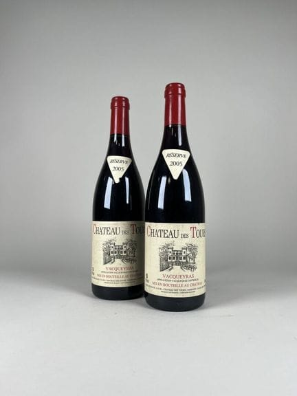 VACQUEYRAS.
Château des Tours.
Reserva. 2005. 2 bo
