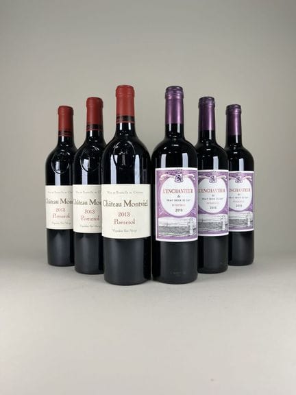 **POMEROL.
Château Montviel.
2013. 3 botellas.

**