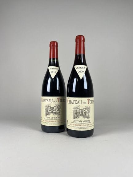 CÔTES-DU-RHÔNE.
Château des Tours.
Reserva. 2009. 