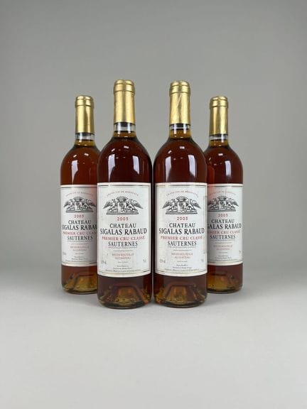 SAUTERNES. 1.º GCC.
Château Sigalas Rabaud.
2003. 