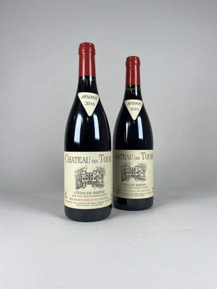 CÔTES-DU-RHÔNE.
Château des Tours.
Reserva. 2010. 