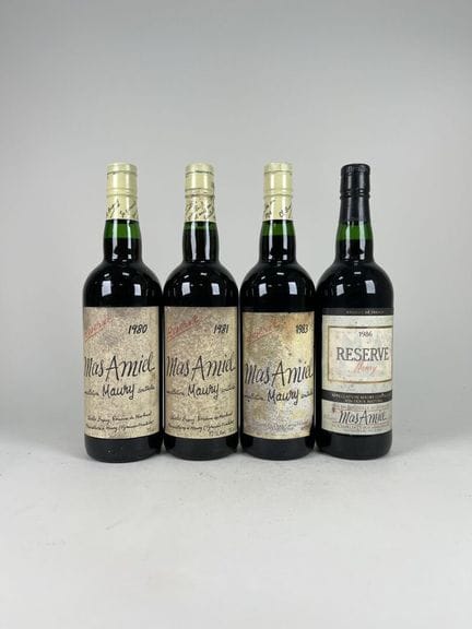 MAURY.
Mas Amiel. Reserva. Cata vertical:
1980. 1 