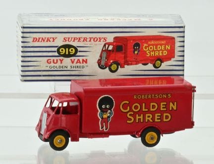 DINKY TOYS, English.
Ref. 919, Guy van “Golden Shr
