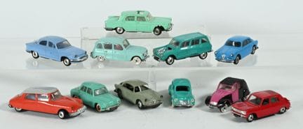 NOREV, 11 first- and second-generation cars, as-is