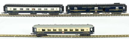 PMP, SMCF, Rateau.
3 passenger cars:
 - CIWL Pullm