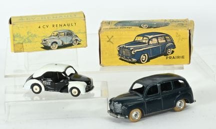 CIJ.
2 models in 1/43 scale, as-is:
 - Blue-and-wh