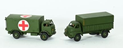 DINKY TOYS, British military.
2 original models, m