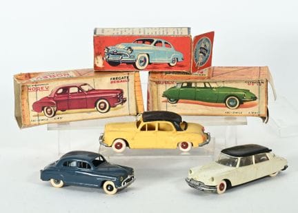 NOREV.
3 first-generation models, 1/43 scale, made