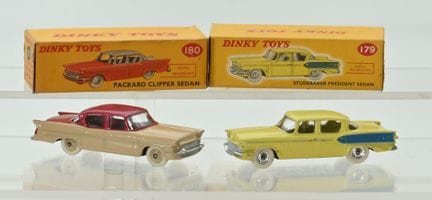 DINKY TOYS, English.
2 original models, like-new c