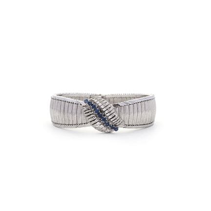 Armband mit Saphiren.
18 Karat Weißgold, Saphire v