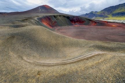 Matthieu RICARD (Born in 1946)
Red lava fields of 