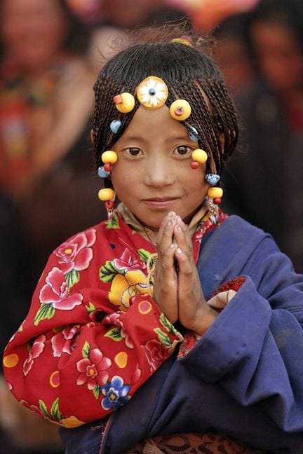 Matthieu RICARD (Born in 1946)
Nomadic Girl with a