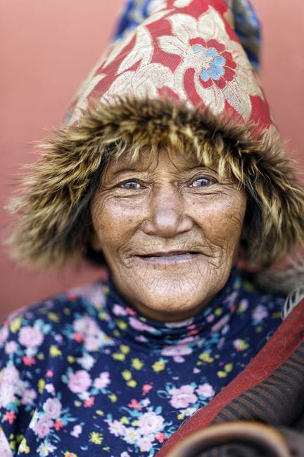 Matthieu RICARD (Born in 1946)
A Tibetan’s smile a