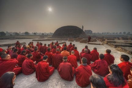 Matthieu RICARD (Born in 1946)
Meditation in front