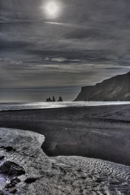 Matthieu RICARD (Born in 1946)
Black sand beach an