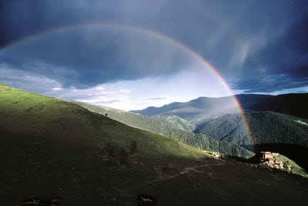 Matthieu RICARD (Born in 1946)
A double rainbow ap