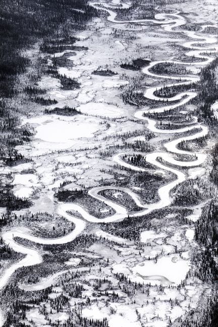 Matthieu RICARD (Born in 1946)
Watson River, Yukon