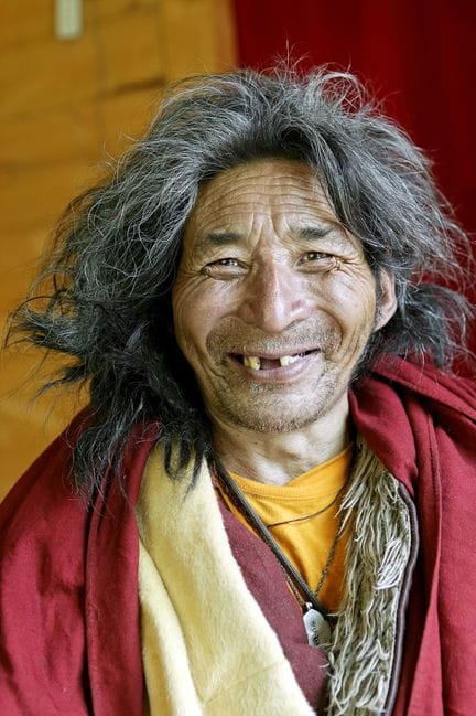 Matthieu RICARD (Born in 1946)
Long-haired Tibetan