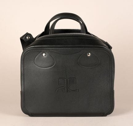 * COURREGES
BORSA a tracolla in pelle di vitello n