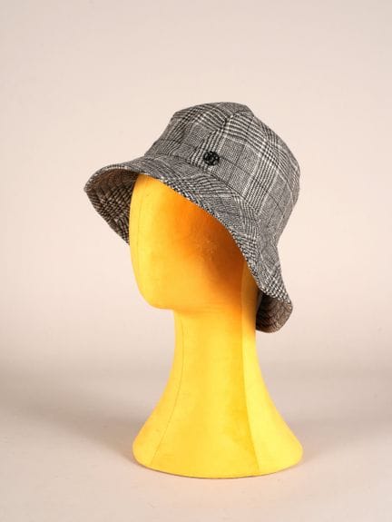 * MAISON MICHEL
"JEMMA" BOAT HAT in Prince of Wale