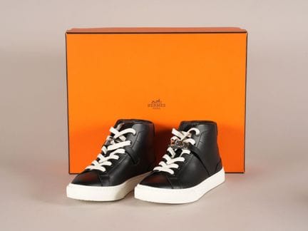 * HERMES
COPPIA DI SNEAKERS "DAY DREAM" in pelle d