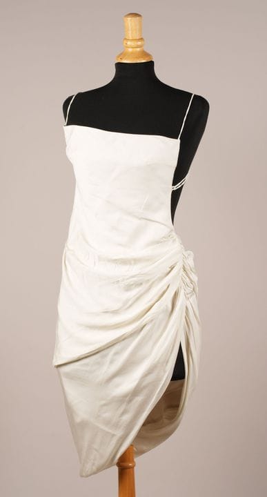 * JACQUEMUS
ABITO "SAUDADE" in viscosa bianco spor