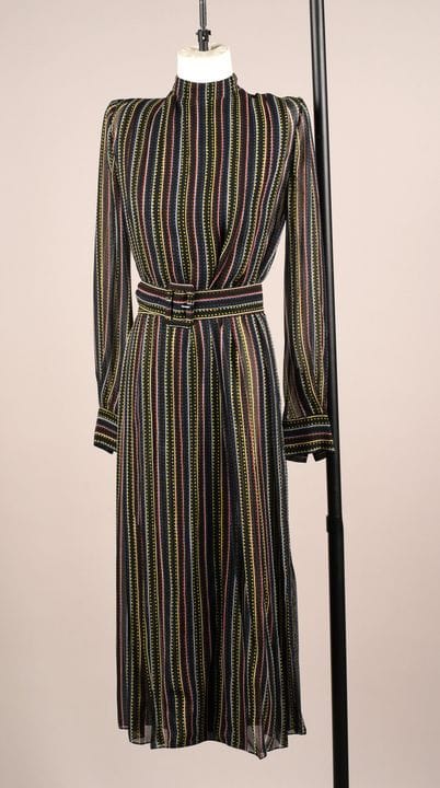 * CHRISTIAN DIOR
ABITO in viscosa con stampa a mot