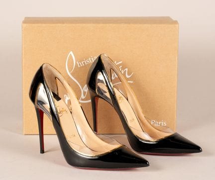 * CHRISTIAN LOUBOUTIN
COPPIA DI SCARPETTE "COSMO" 