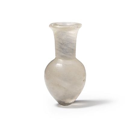 Egyptian Rock Crystal Dummy Vessel. Associated wit