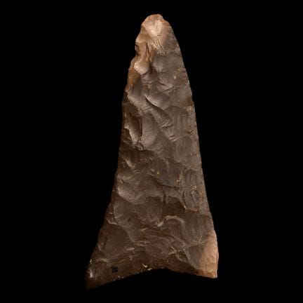 Egyptian Knapped Stone Fish-Tailed Knife. The Pete