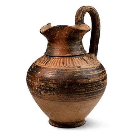 Etruscan Oinochoe with Tongue Frieze. 7th-6th cent