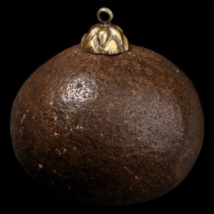 Bezoar with Silver-Gilt Suspension Mount. Circa 17