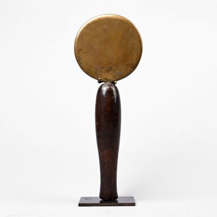 Egyptian Bronze Mirror with Wooden Handle. Previou
