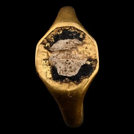 Post Medieval Enamelled Gold Recusant 'Death s-Hea