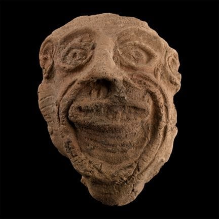 Targa in terracotta neo-assira raffigurante il dem